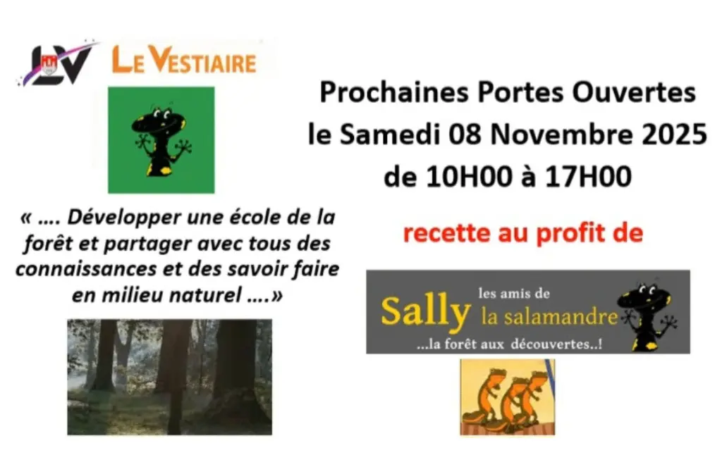 Portes ouvertes le vestiaire Eymet 8 nov 25