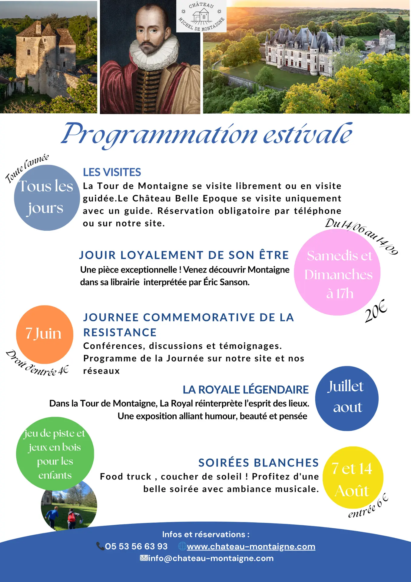 Programmations été 2025