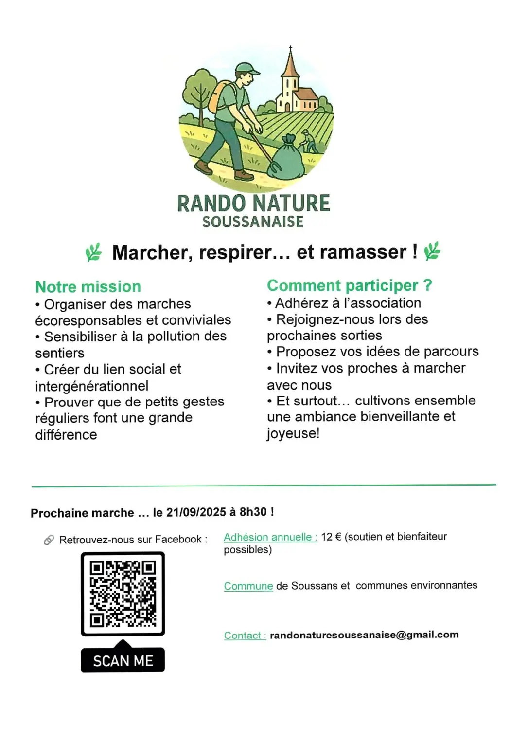 Randonnée Soussans