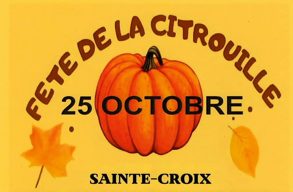 fête de la citrouille Sainte Croix