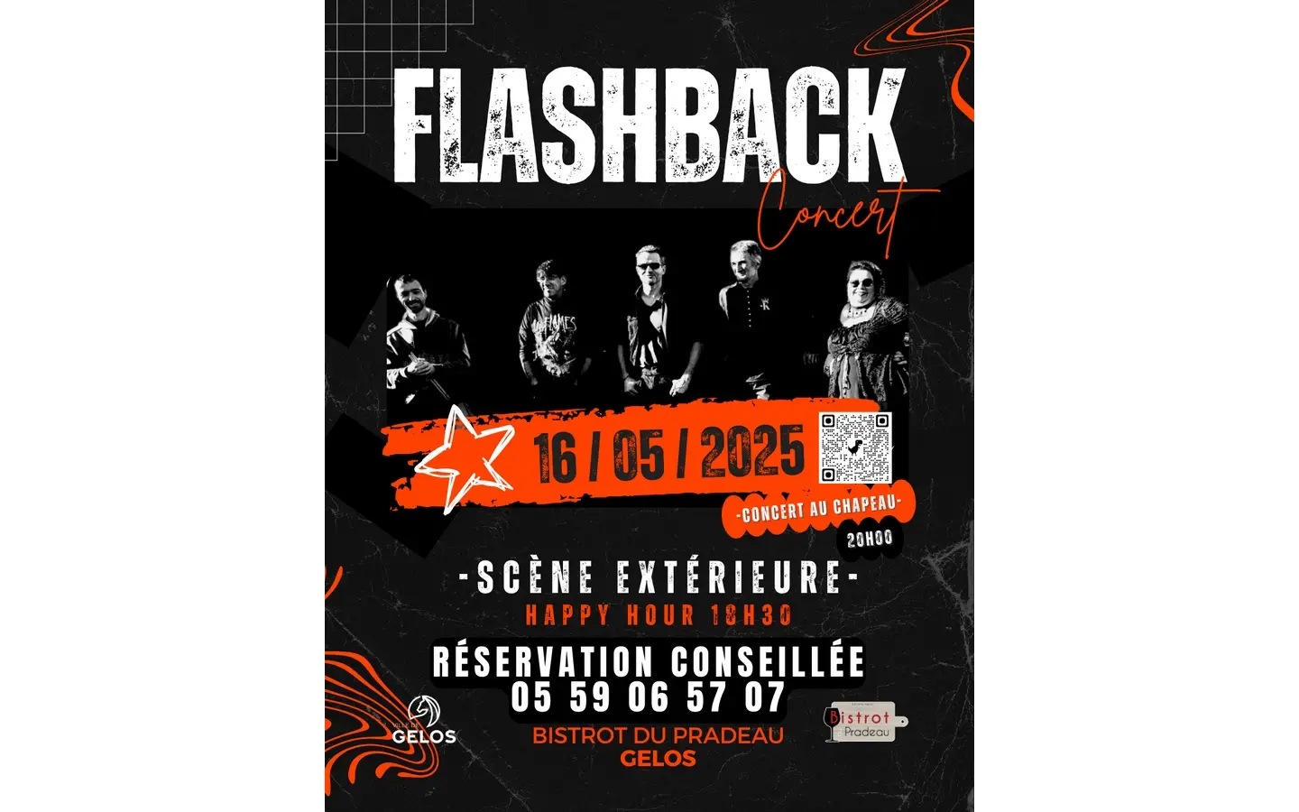 Affiche de la soirée
