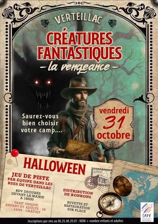 Soirée Halloween 31 oct