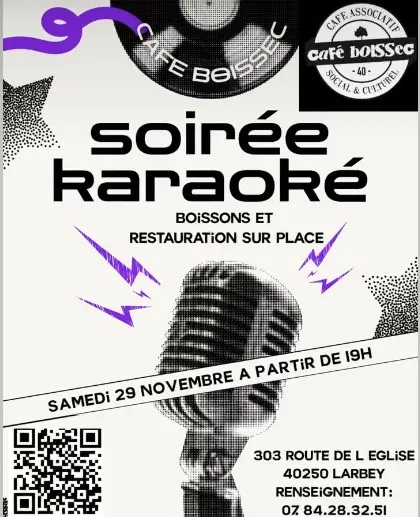 Soirée karaoké Boissec 29 NOV
