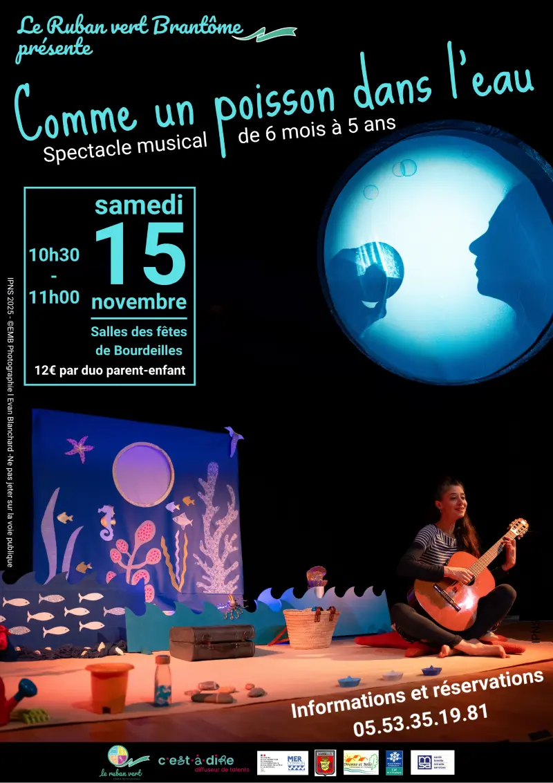 Spectacle comme un poisson dans l'eau - Web