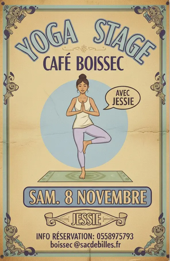 Stage de yoga Boissec 8 NOV