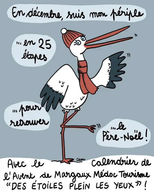 Teaser - Le calendrier de l'avent de Margaux Médoc Tourisme (BD)