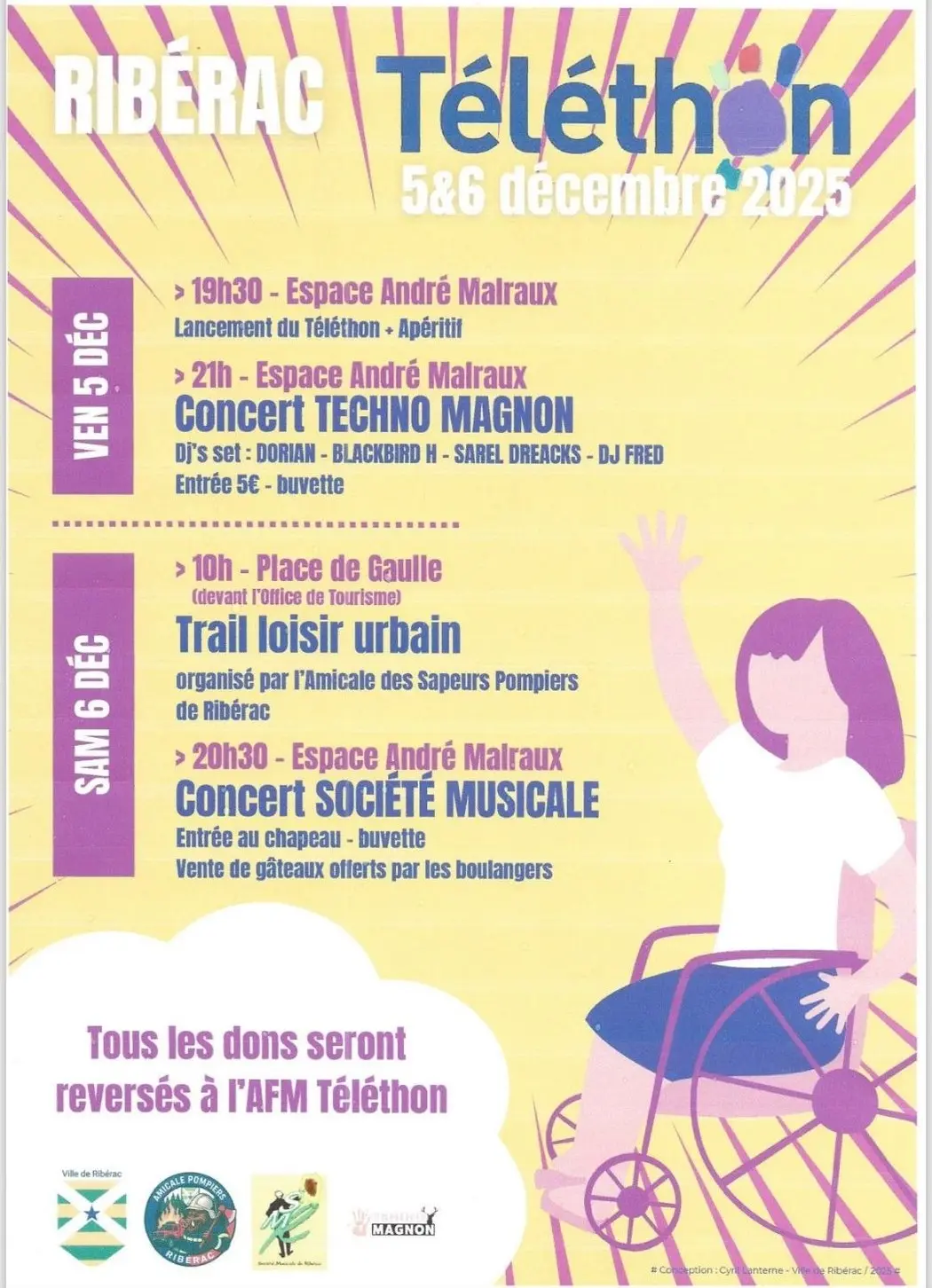 Téléthon Ribérac 5 & 6 décembre