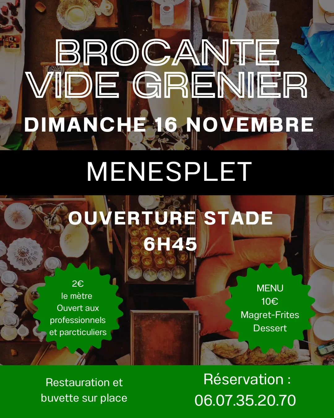 Broncate-vide-grenier-foot-ménesplet-vallee-isle-perigord