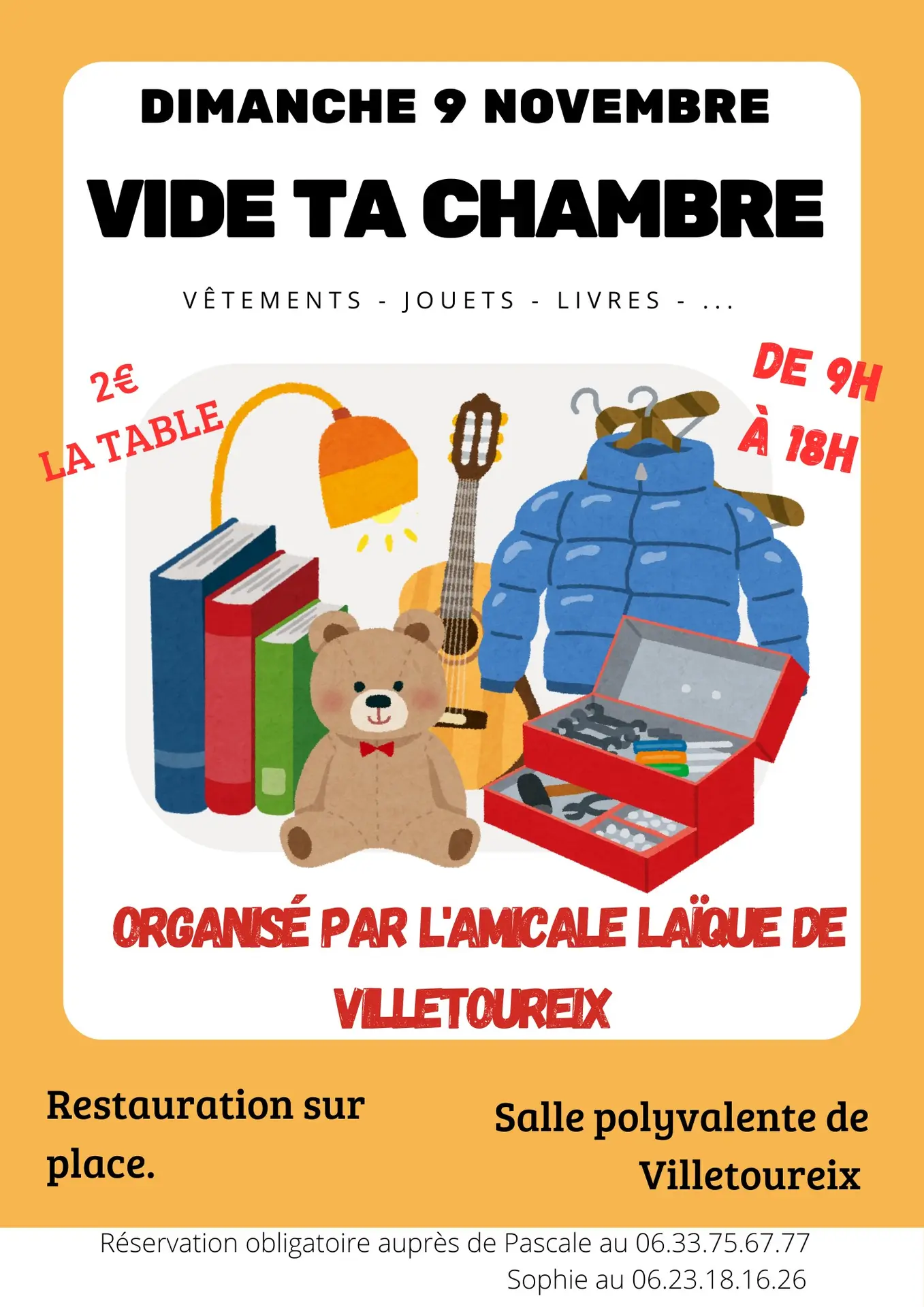 Vide chambre villetoureix
