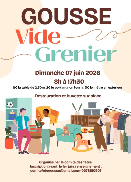 Vide-grenier Gousse 7JUIN