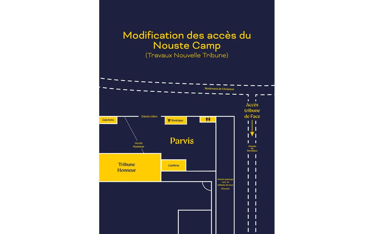 accès nouste camp