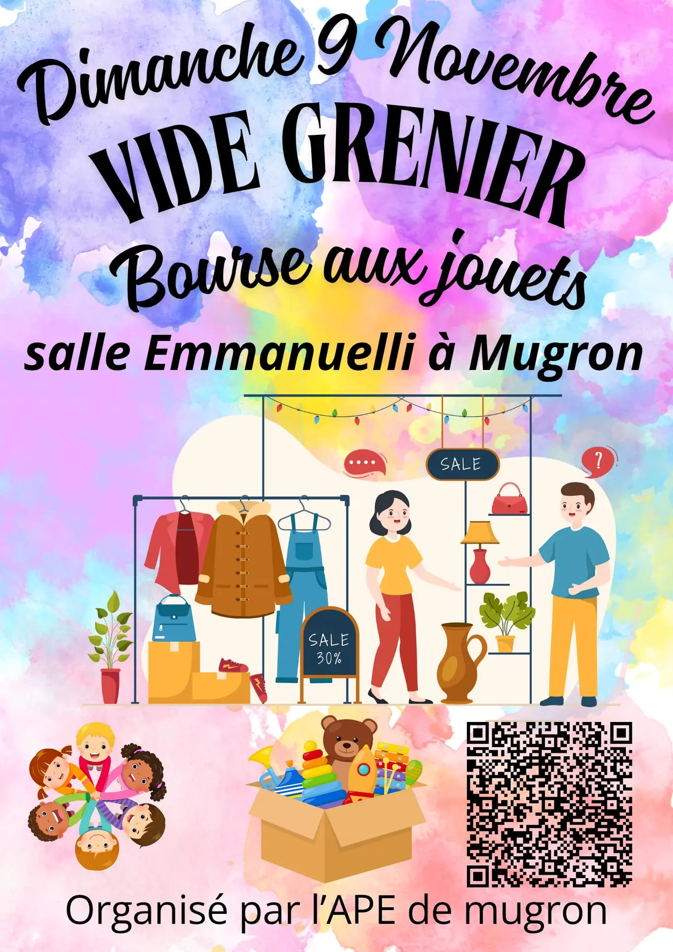 affiche vide grenier 2025