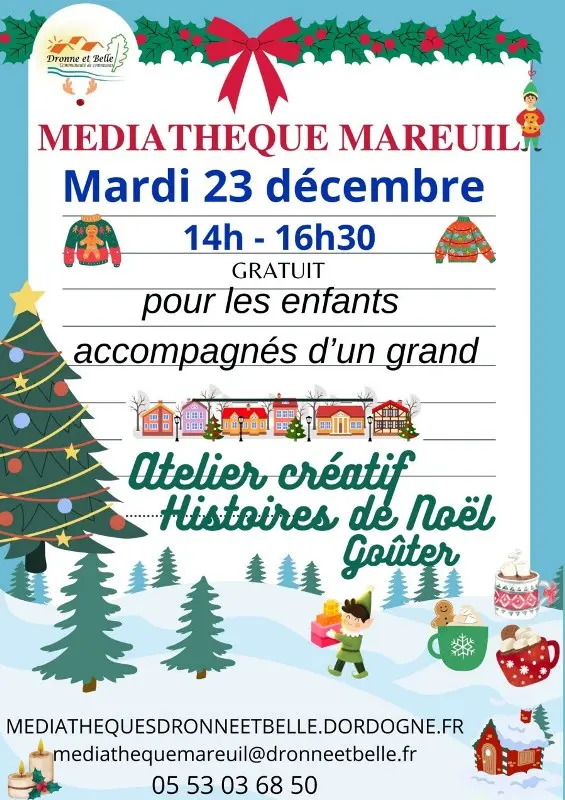 atelier créatif Noël Mareuil