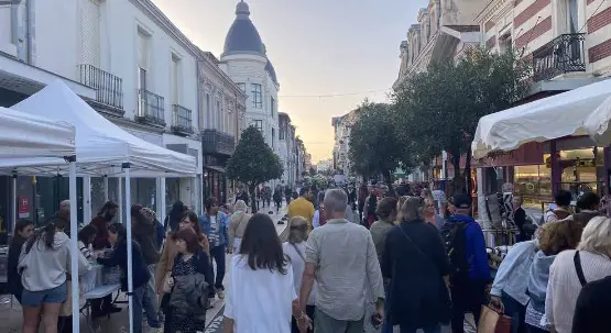 Deballage des commercants