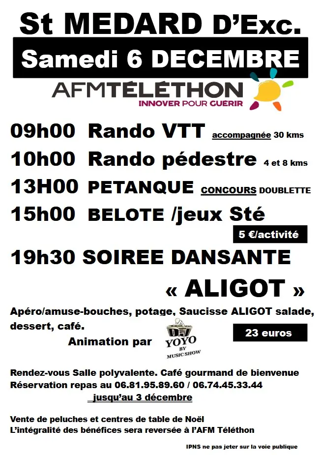 déc 6 téléthon