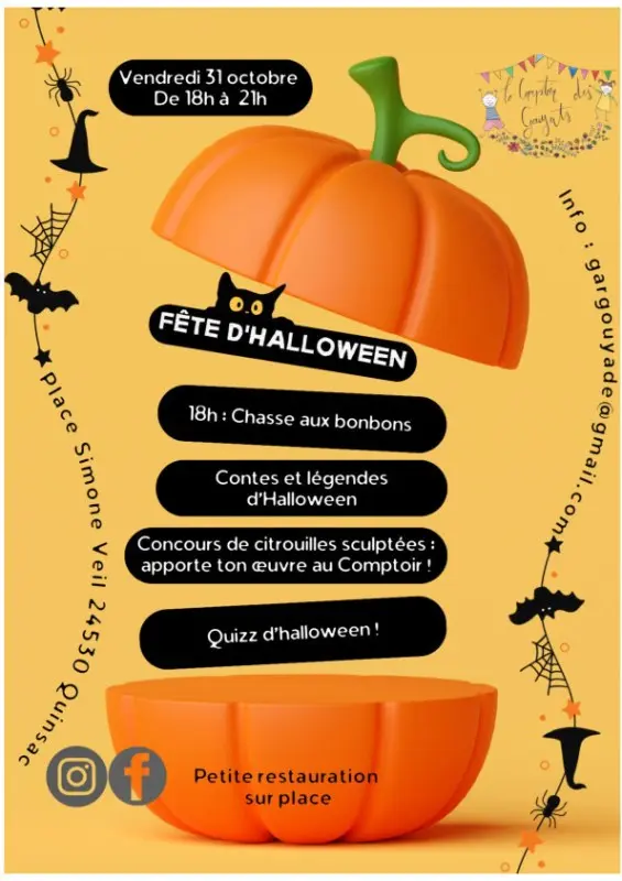 fête d'Halloween Quinsac 2025