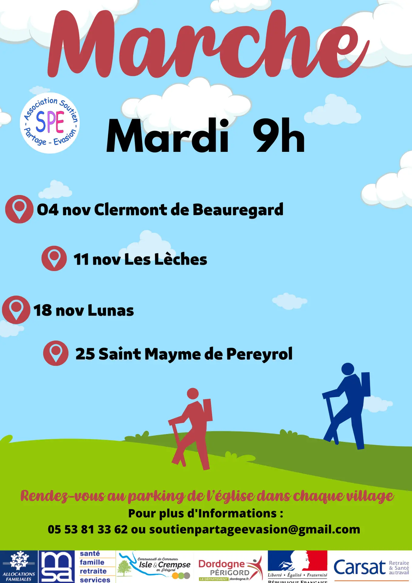 Randonnée les lèches