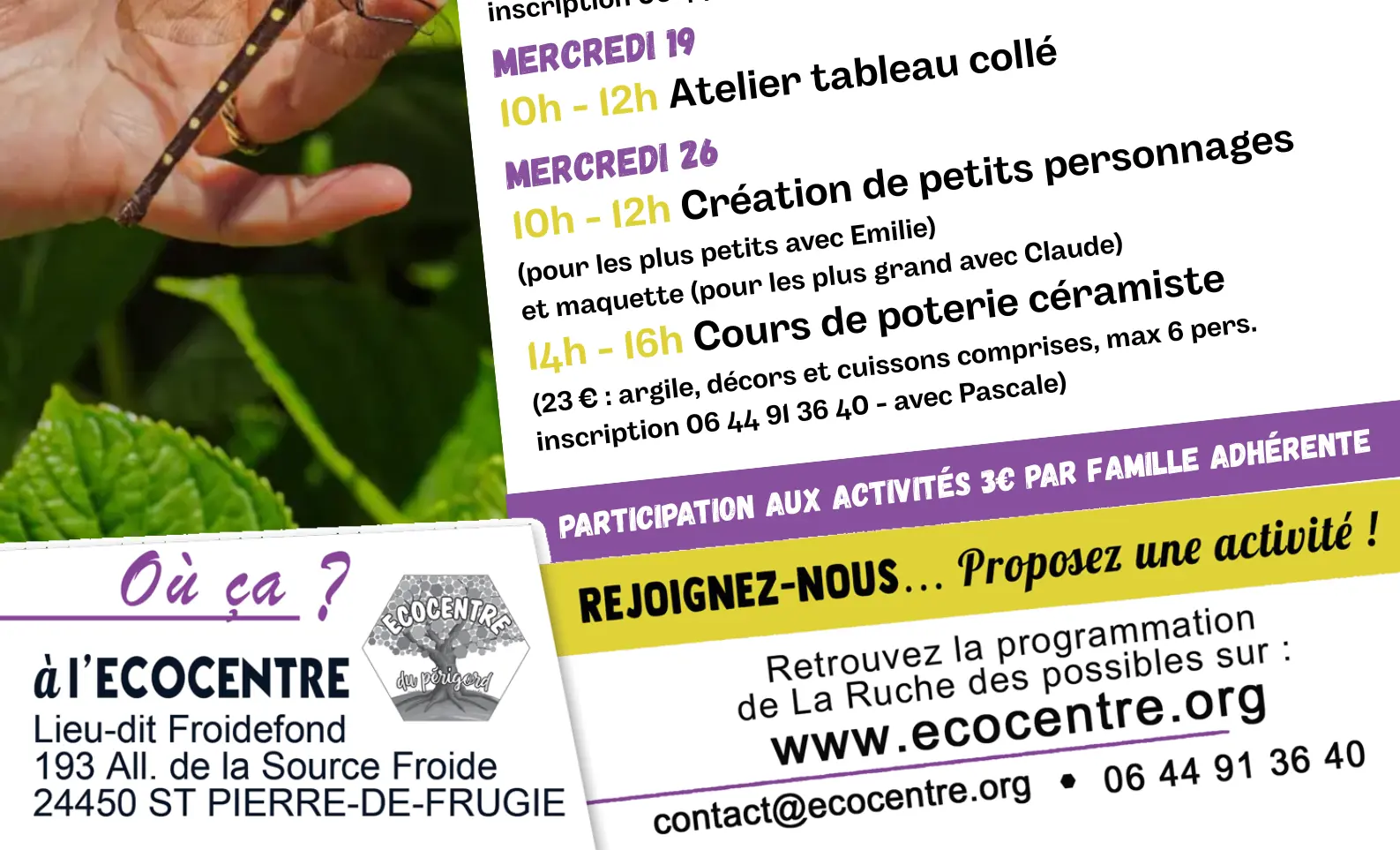 modèle MERCREDI famille 19 et 26