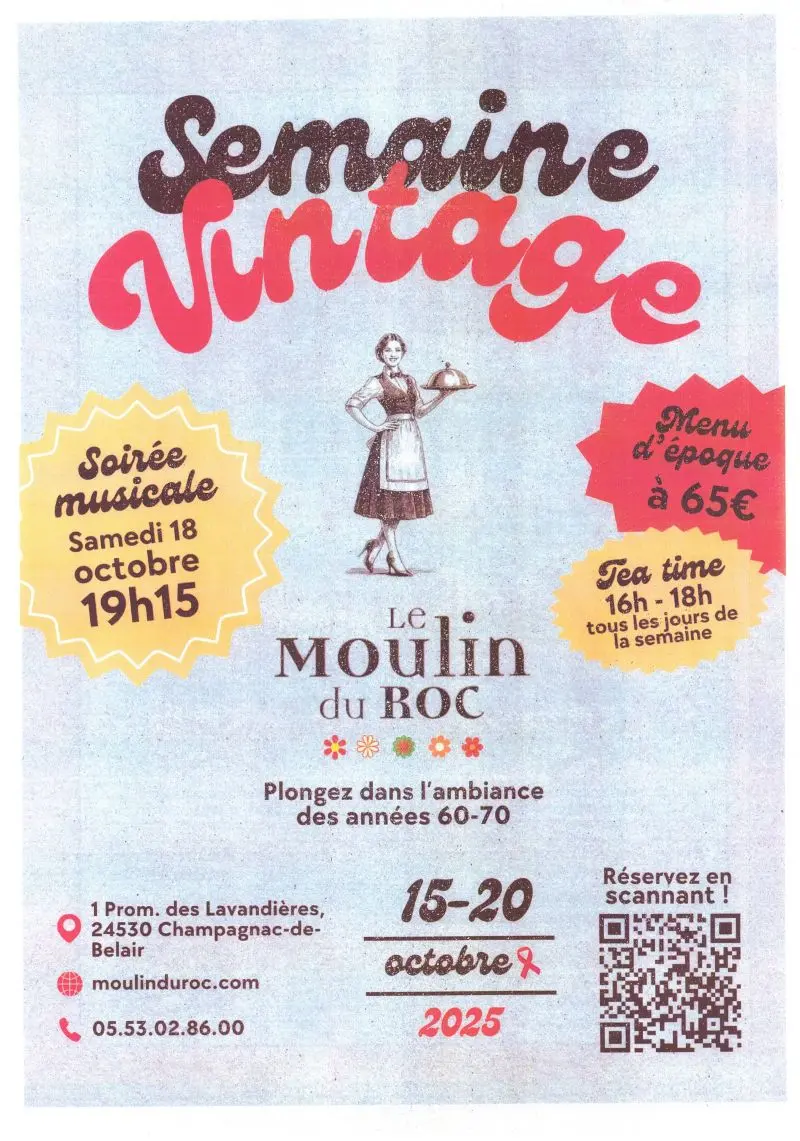semaine vintage moulin roc