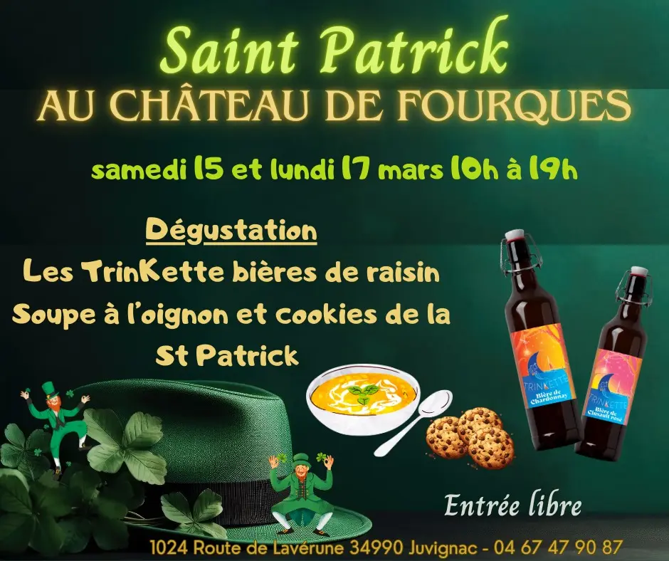 FÊTE DE LA ST PATRICK AU CHÂTEAU DE FOURQUES