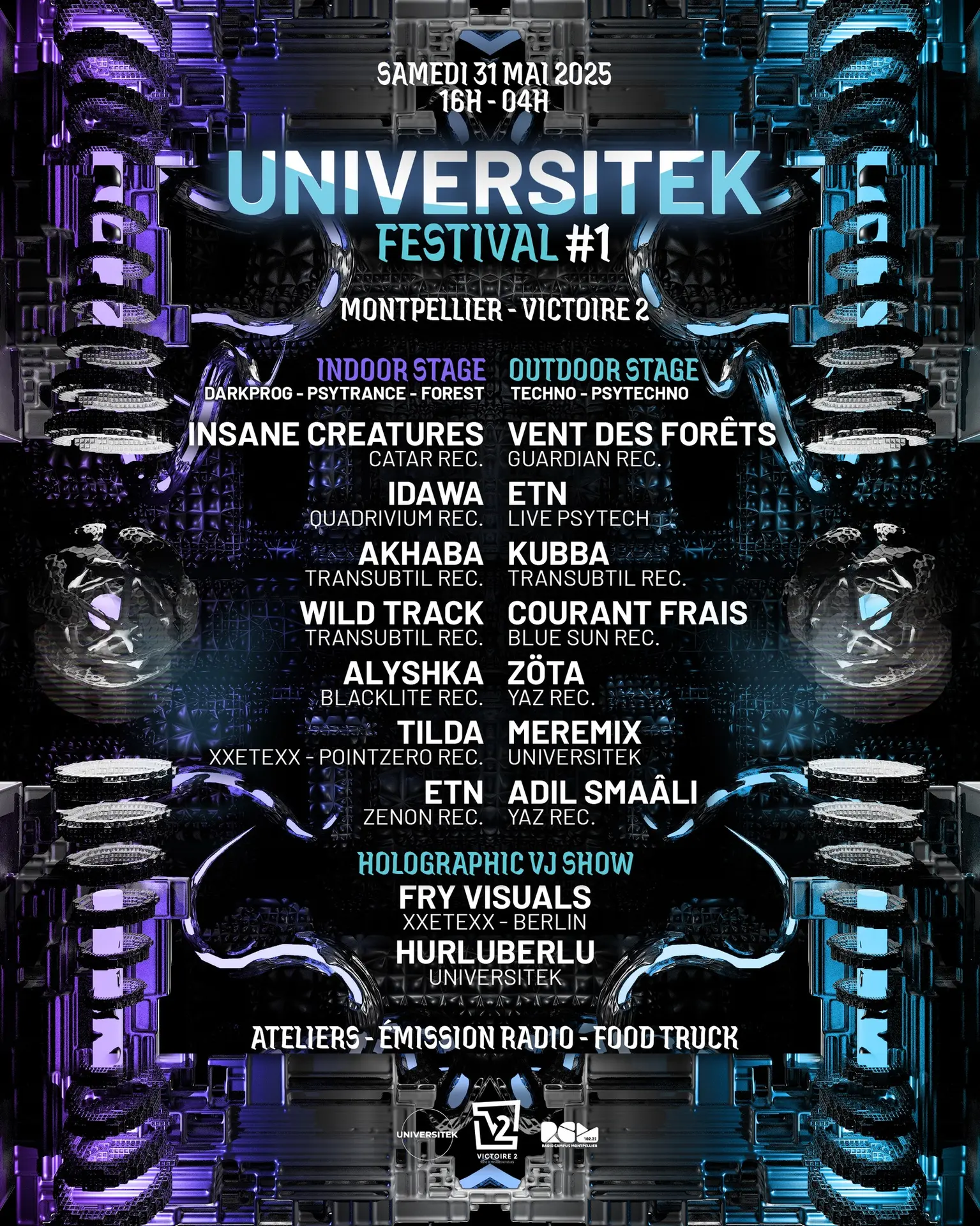 UNIVERSITEK FESTIVAL #1 - MONTPELLIER