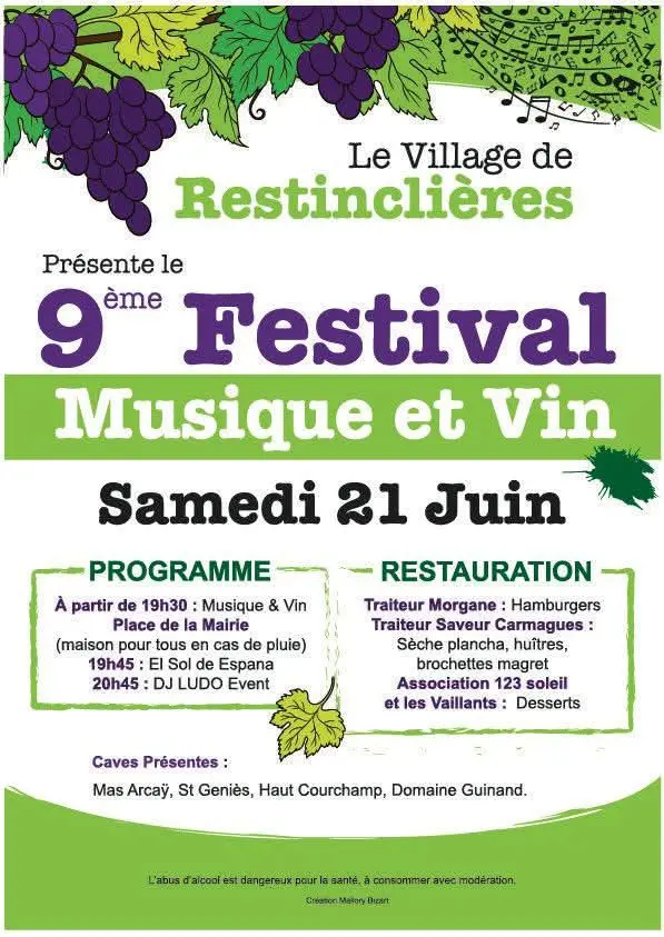 9ÈME FESTIVAL MUSIQUE ET VIN