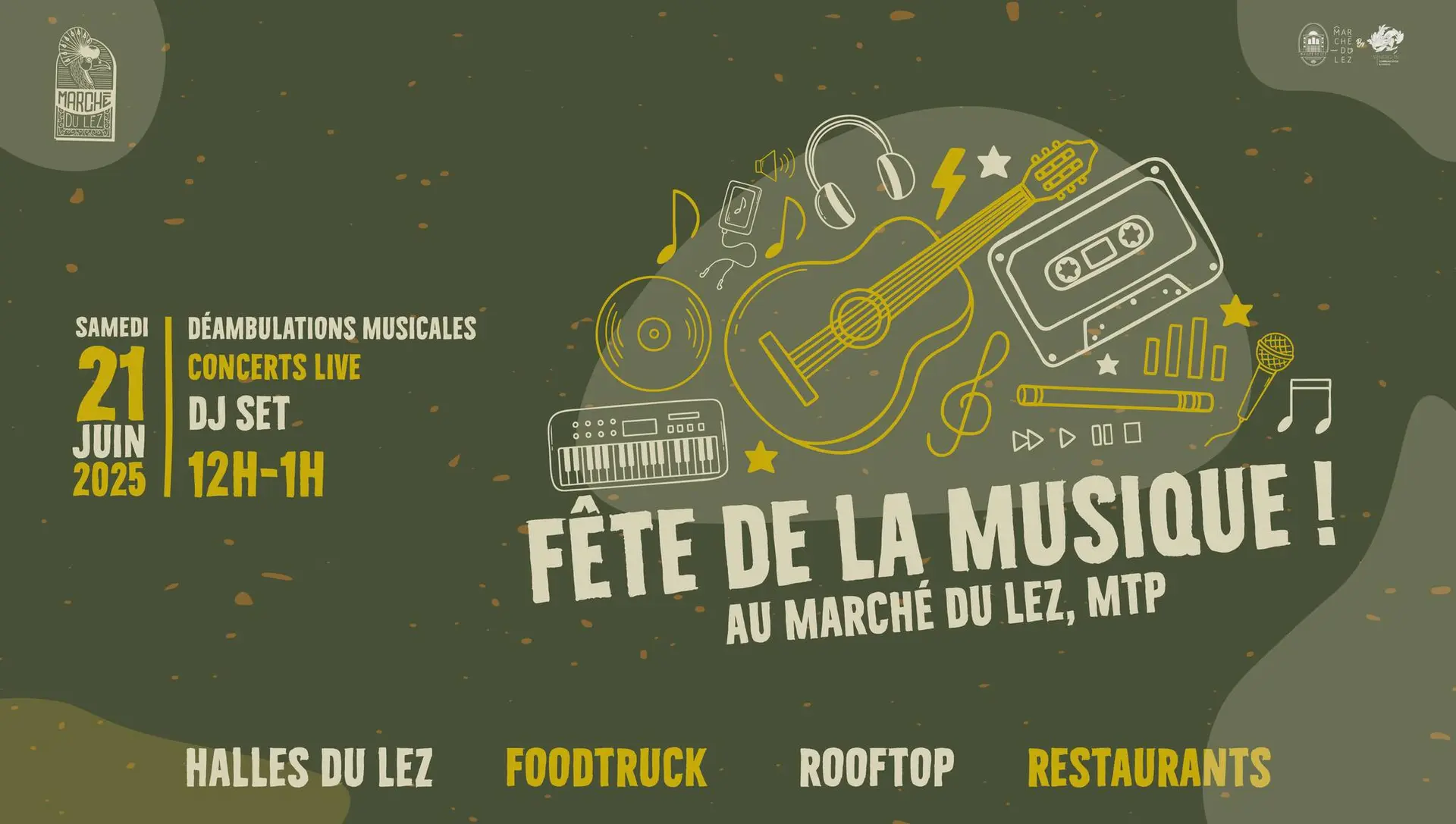 Fête de la musique au marché du lez