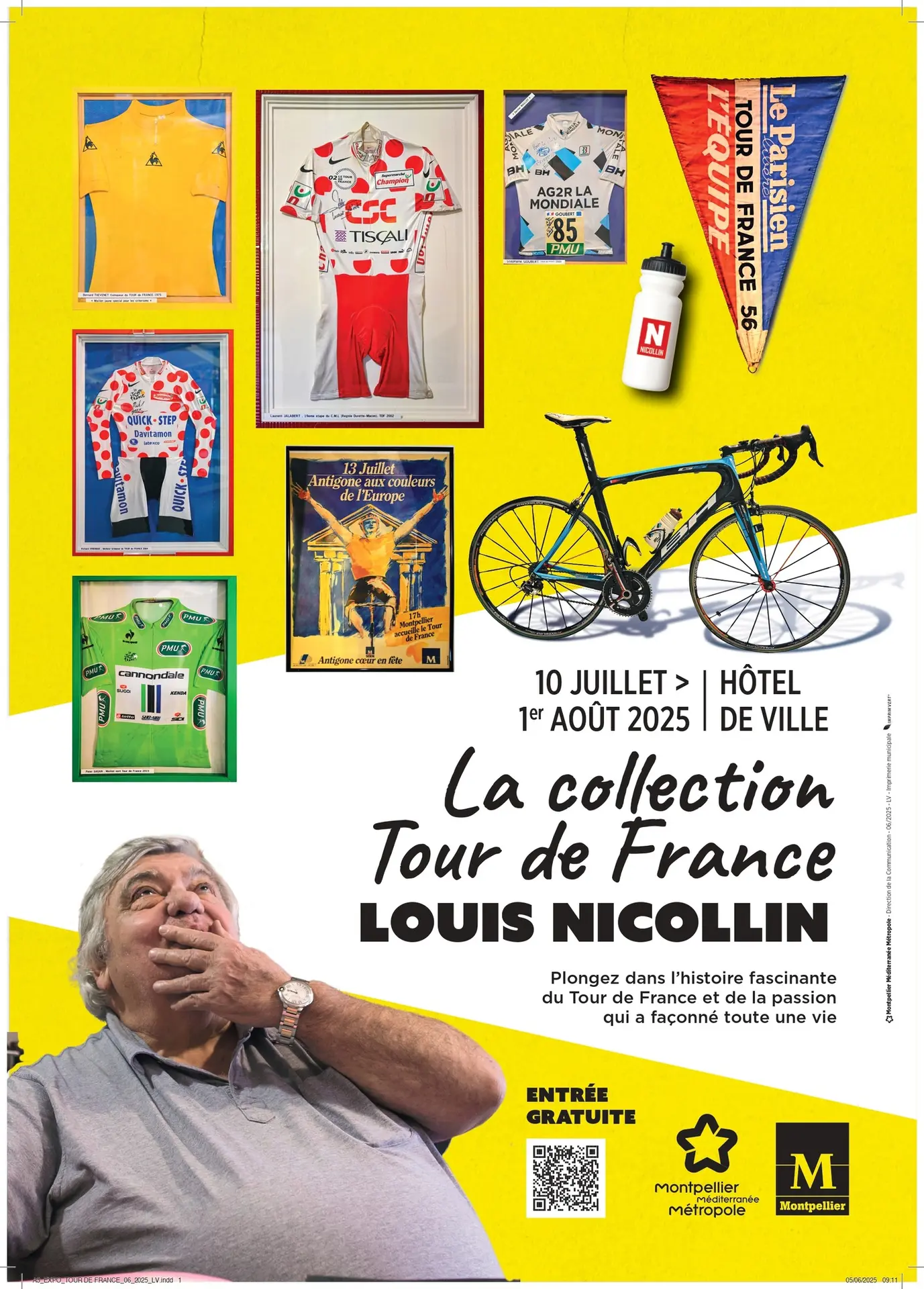 Exposition Collection Tour de France de Louis Nicollin