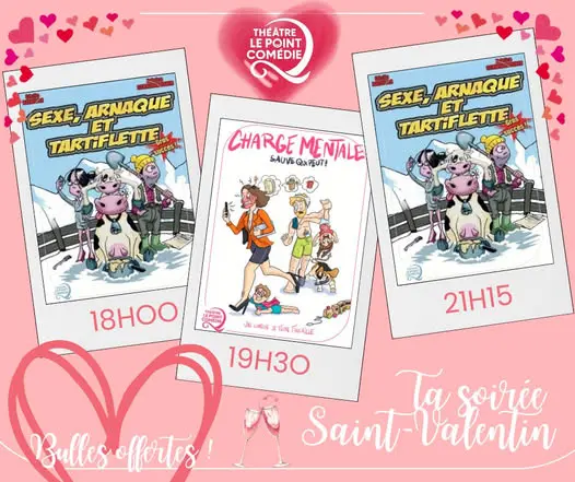 Saint Valentin au Point Comédie