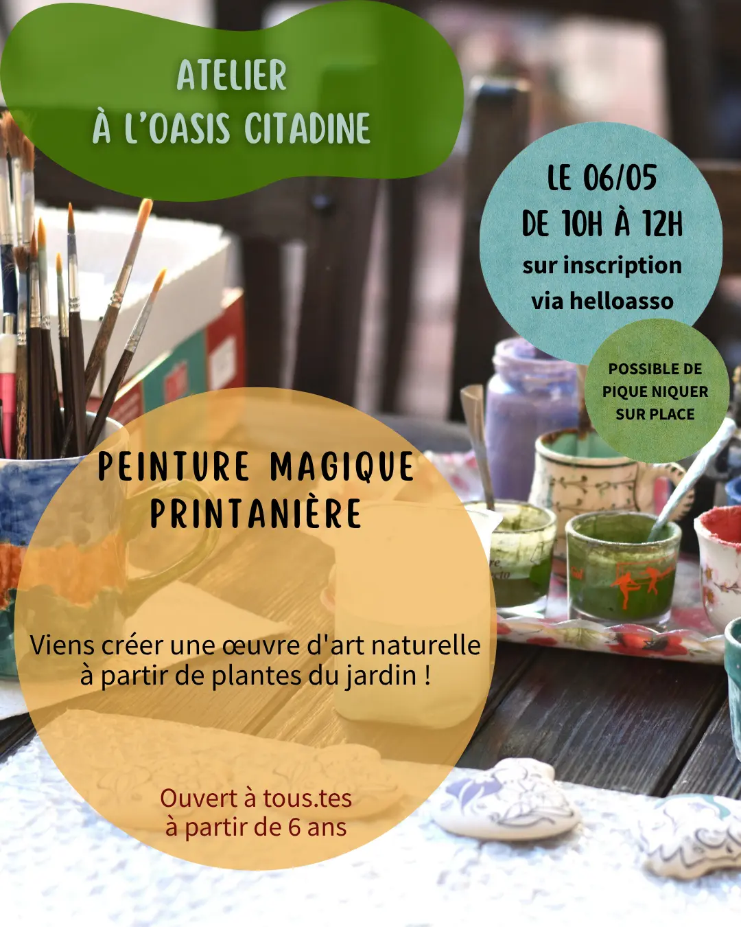 Ateliers créa & nature - 06/05/26