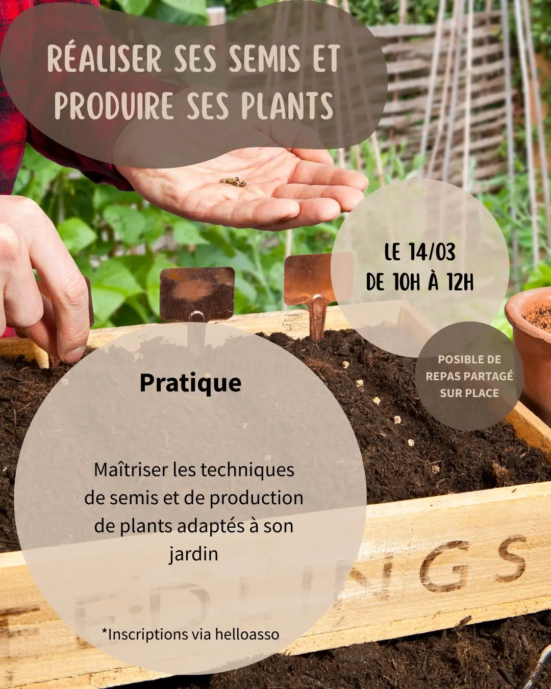 Ateliers jardin  - 14/03/26