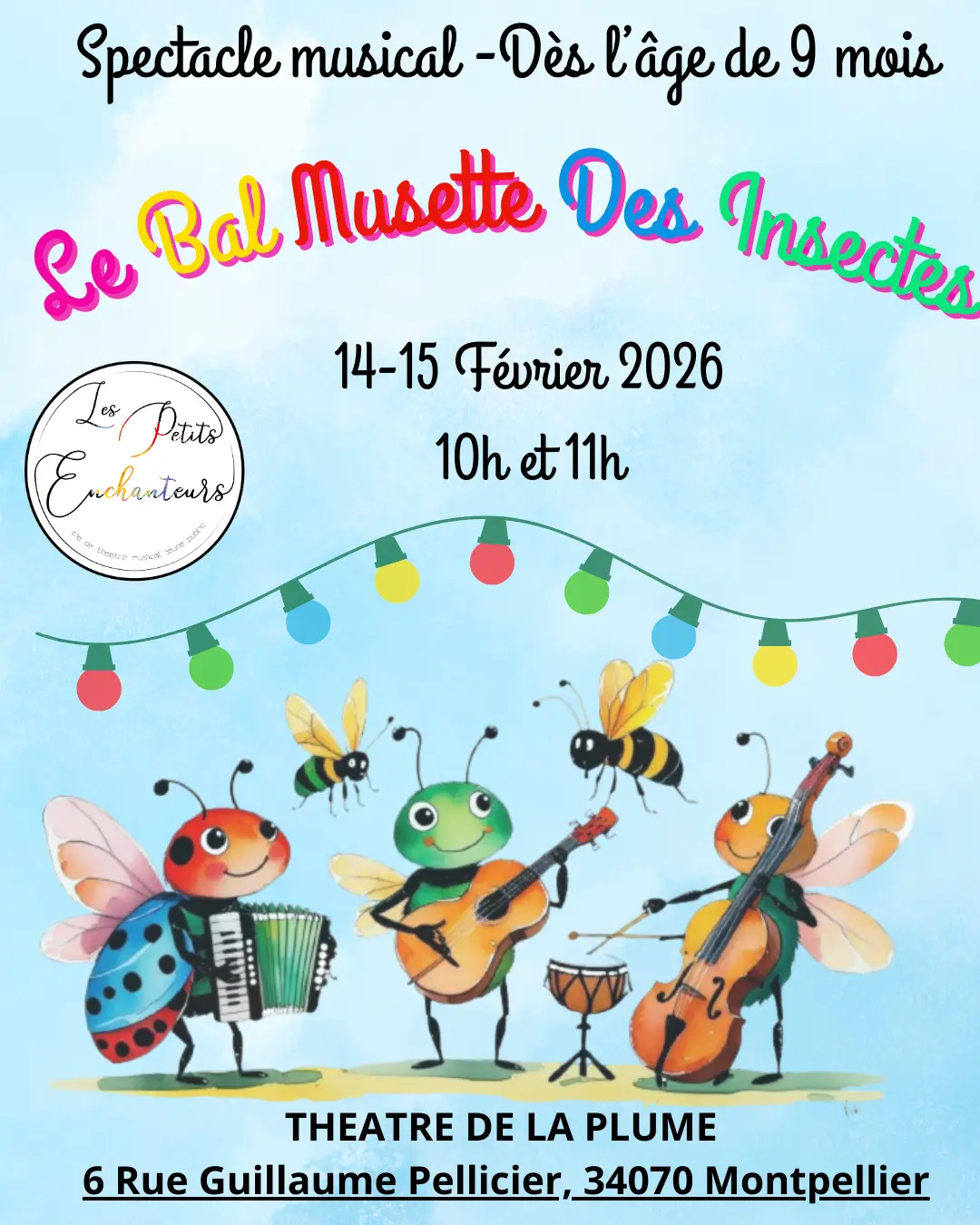14-15 février-le Bal Musette Des Insectes-Plûme - 1