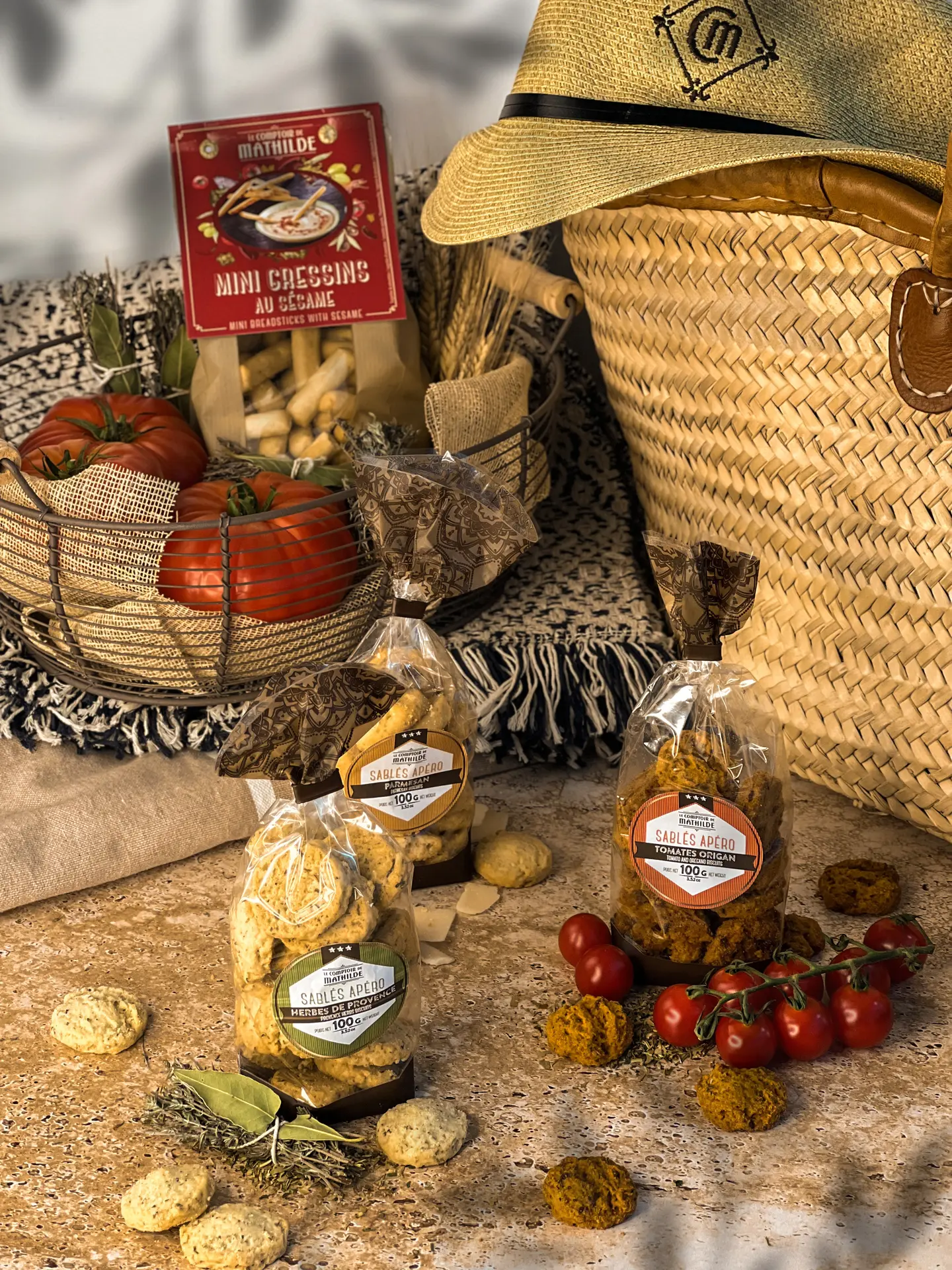 Des biscuits salés qui mettent du soleil dans vos apéros
