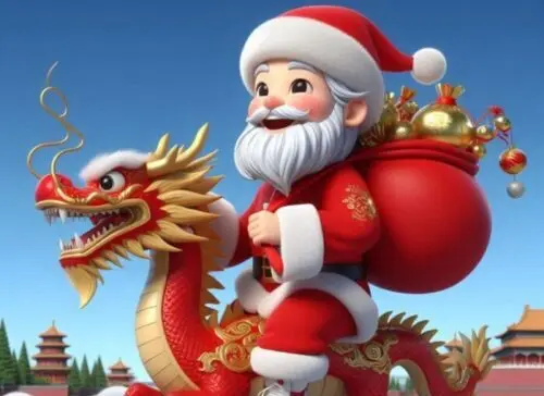 Marché de noël chinois