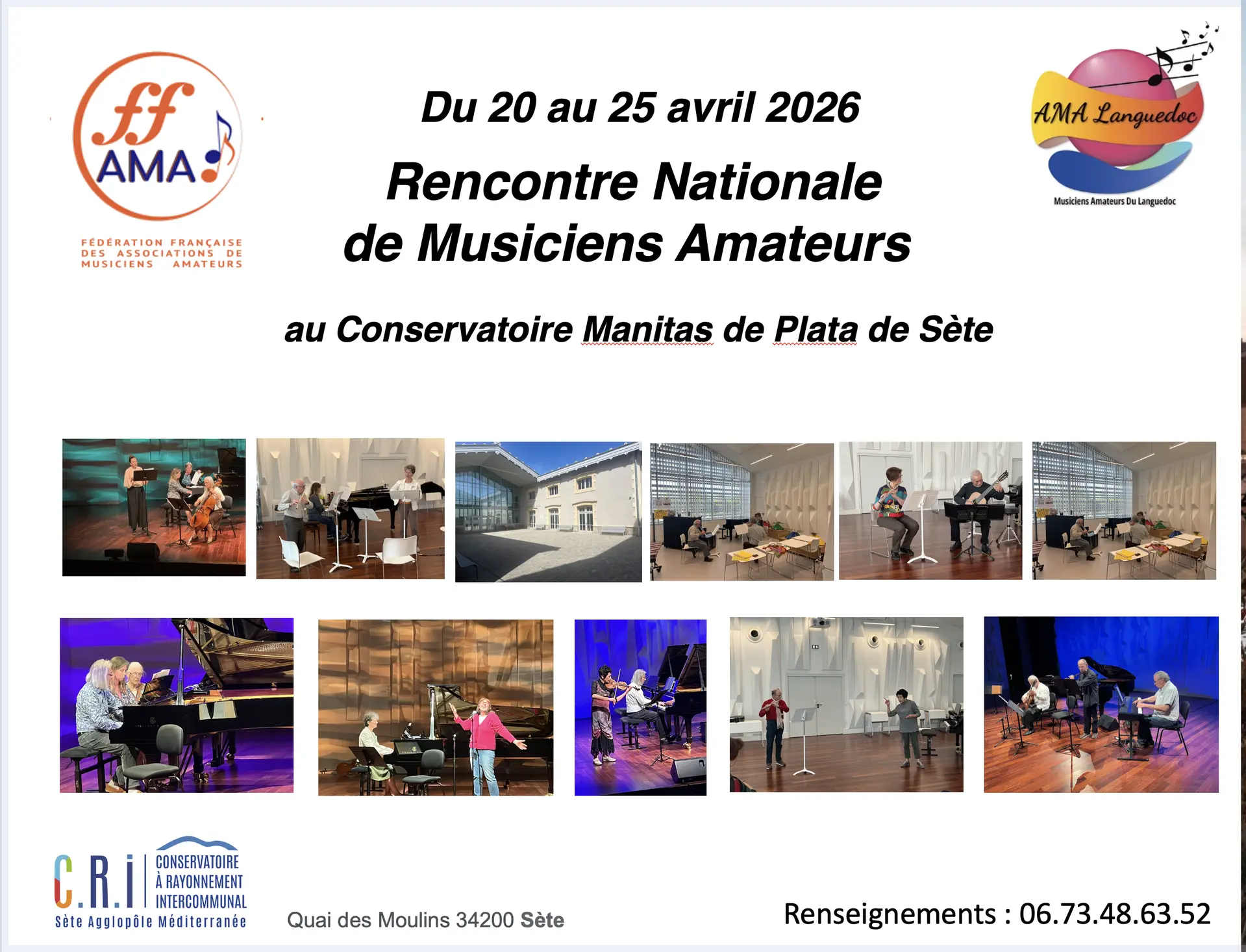 3ÈME RENCONTRE NATIONALE DES MUSICIENS AMATEURS DE LA FFAMA