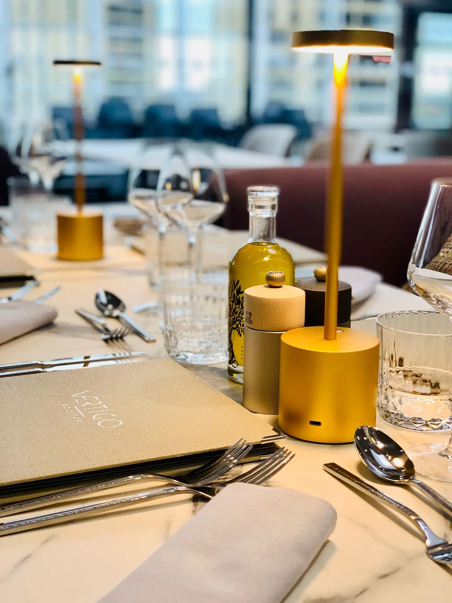 table dressée