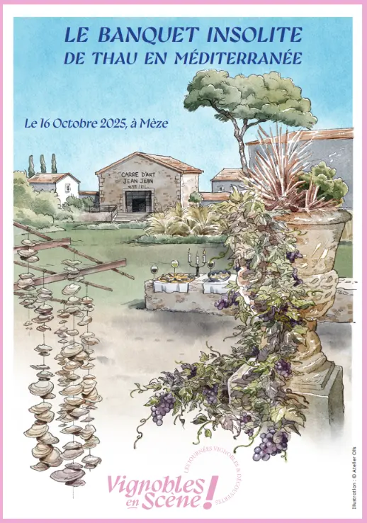 VIGNOBLES EN SCÈNE : LE BANQUET INSOLITE DE THAU EN MÉDITERRANÉE