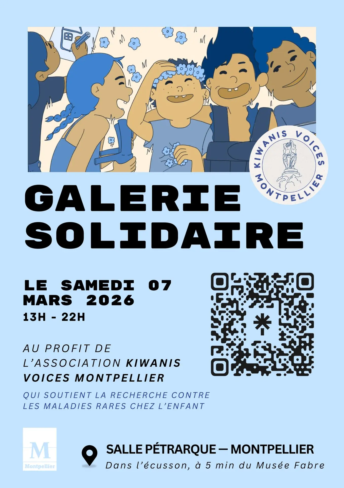 Flyer Exposition d'Art Simple Typographique Moderne Coloré - 2