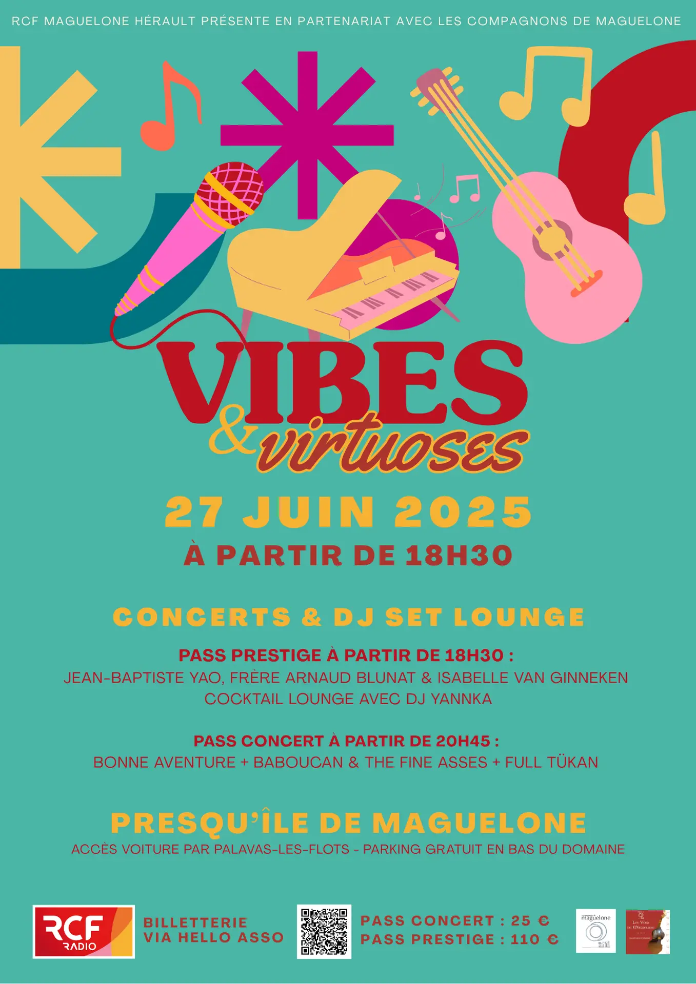 Vibes & virtuoses (A3) - Affiche V&V DEF
