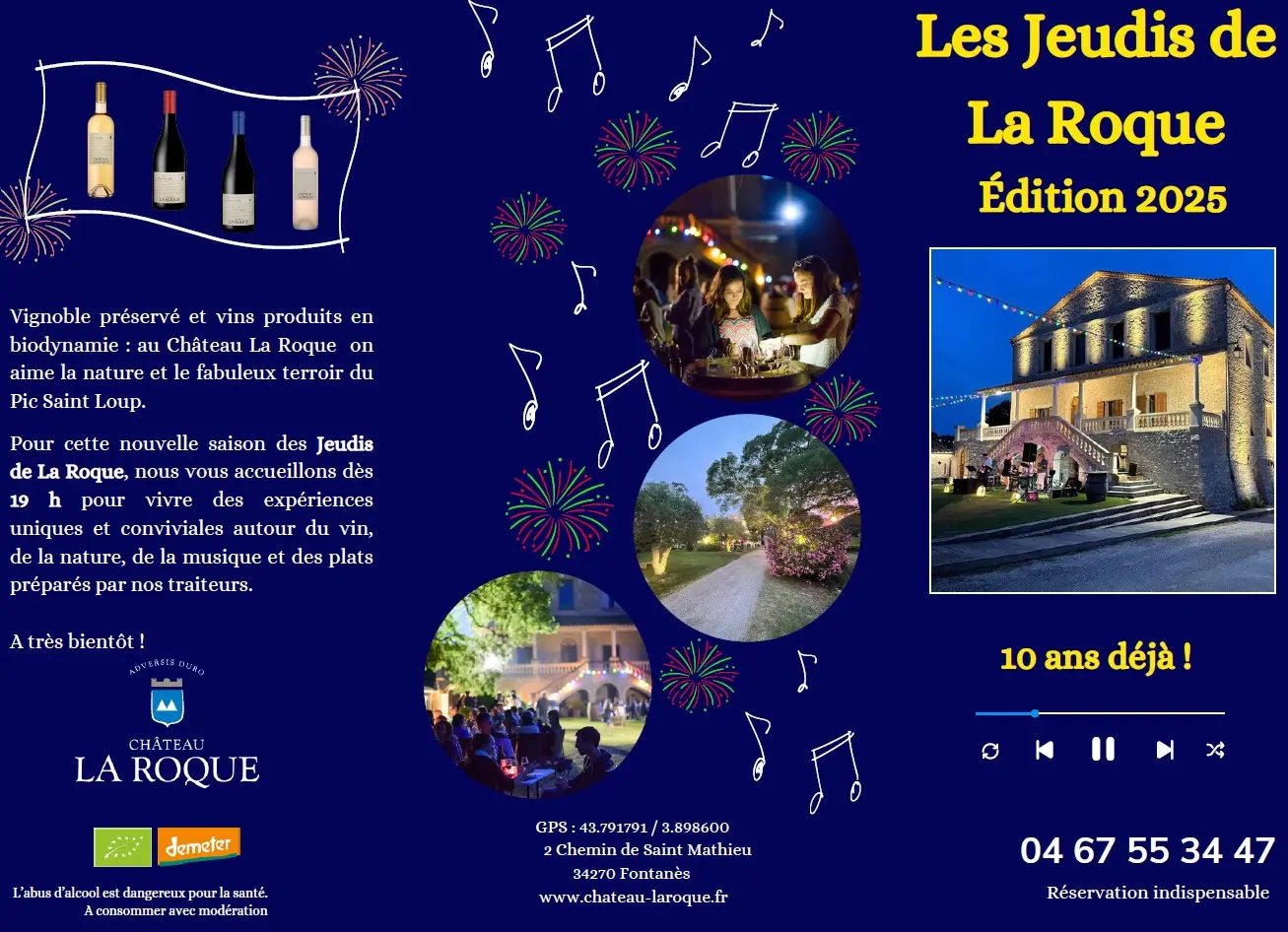 Les Jeudis de La Roque 2025