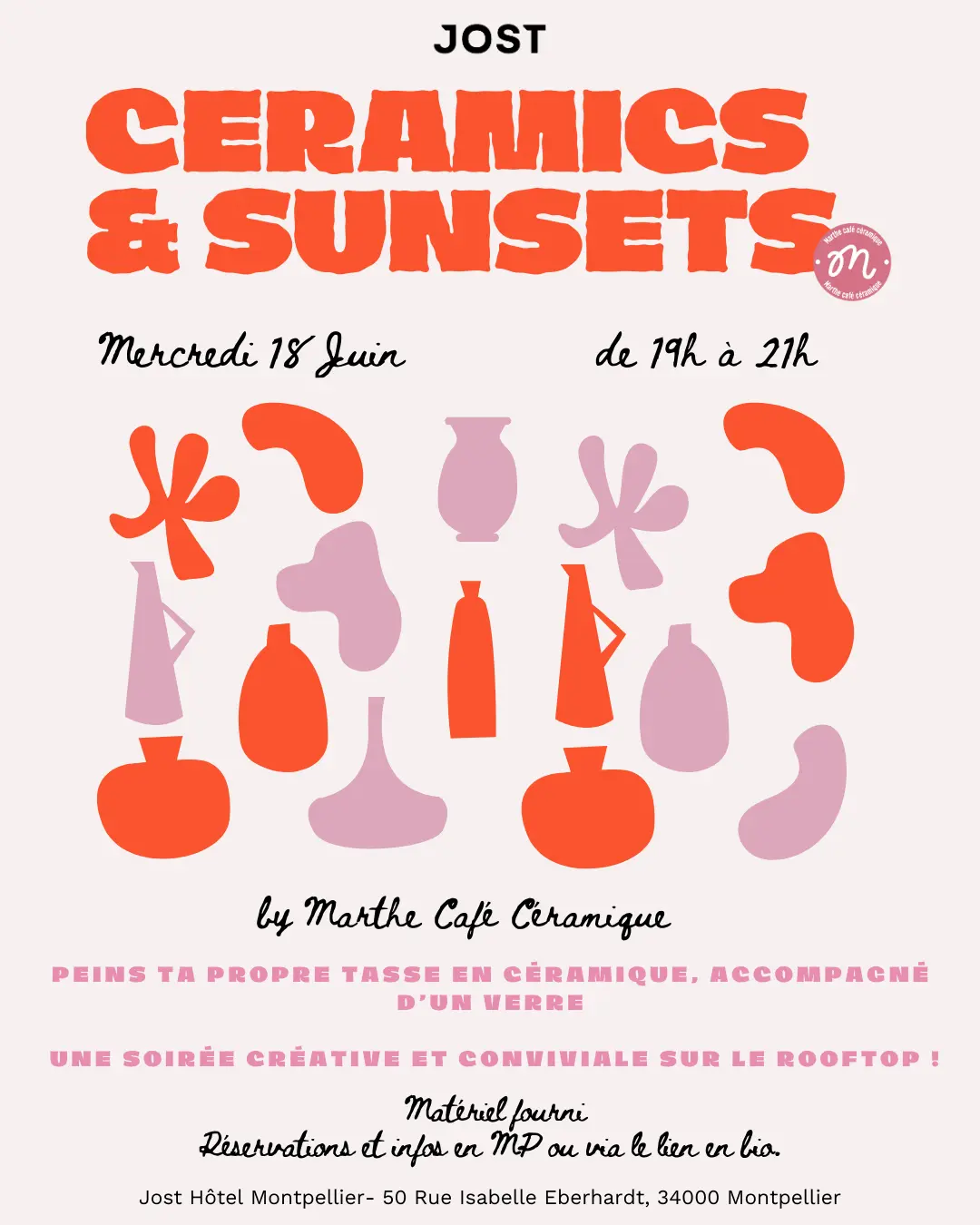 Ceramics & sunset post insta - 1