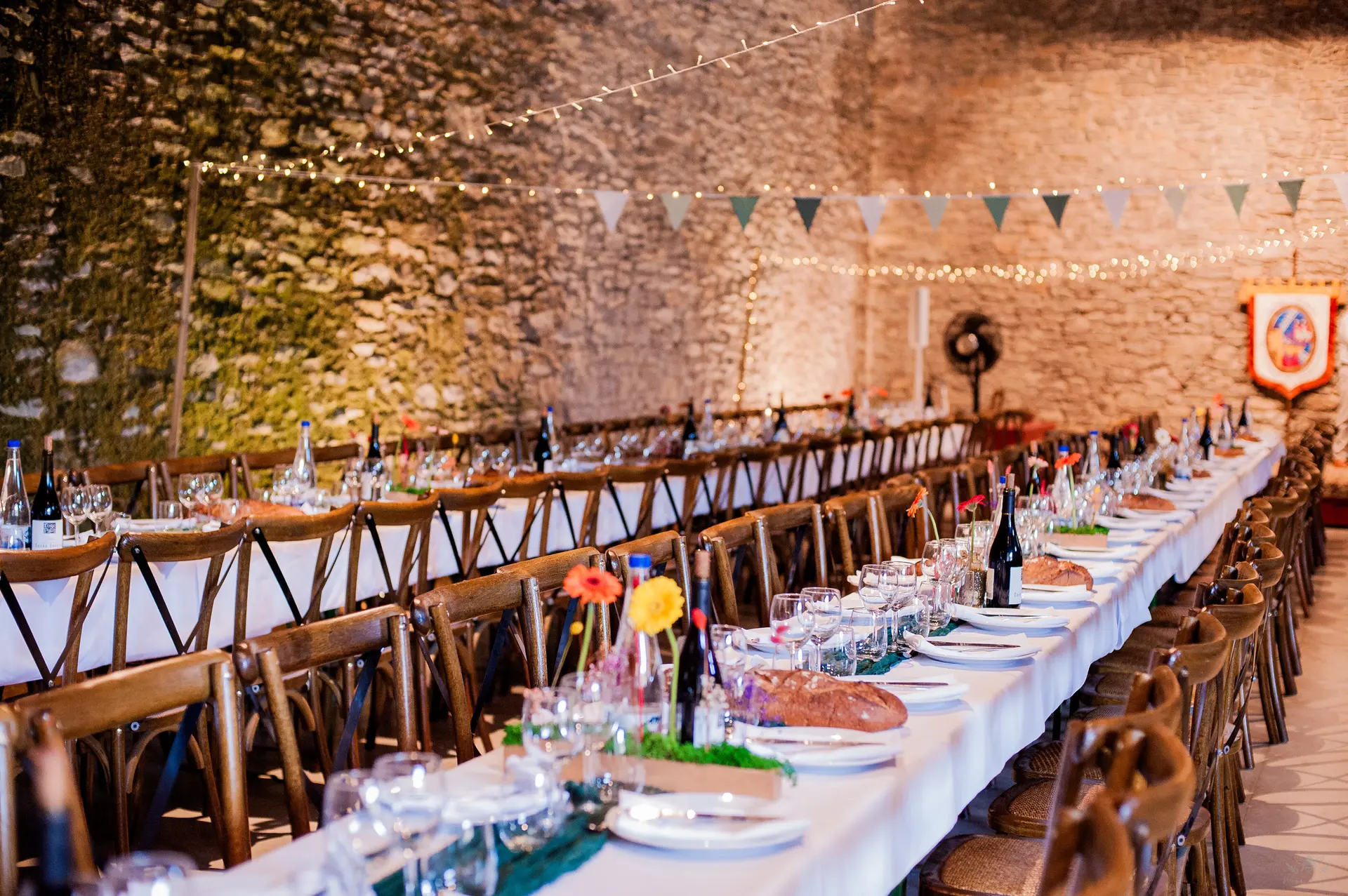 Dîner de gala guinguette