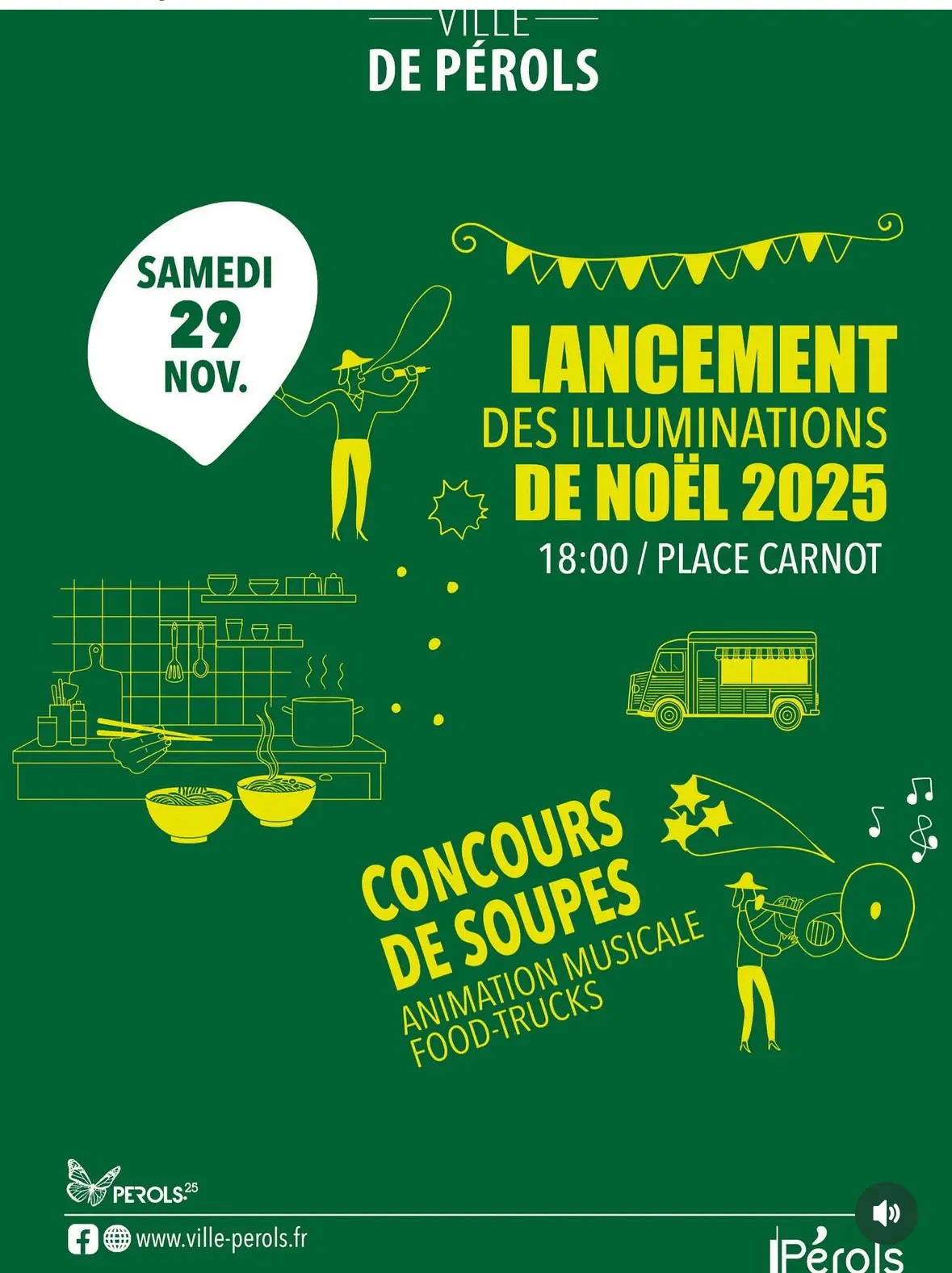 Lancement des illuminations