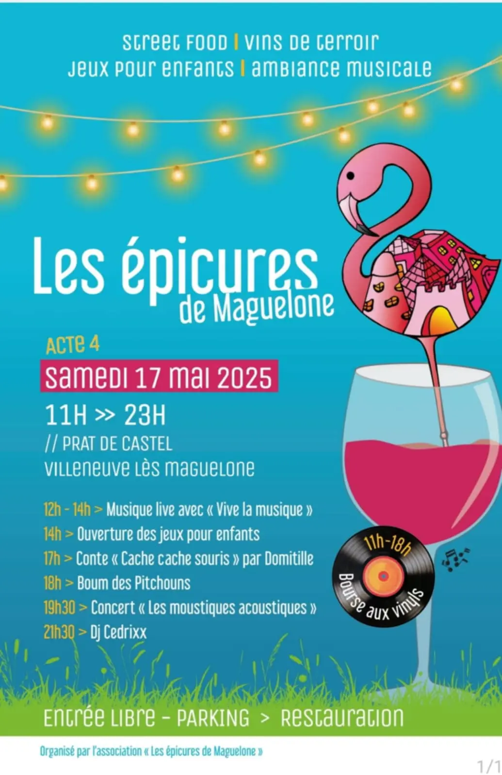 Les Épicures de Maguelone - Samedi 17 Mai 2025