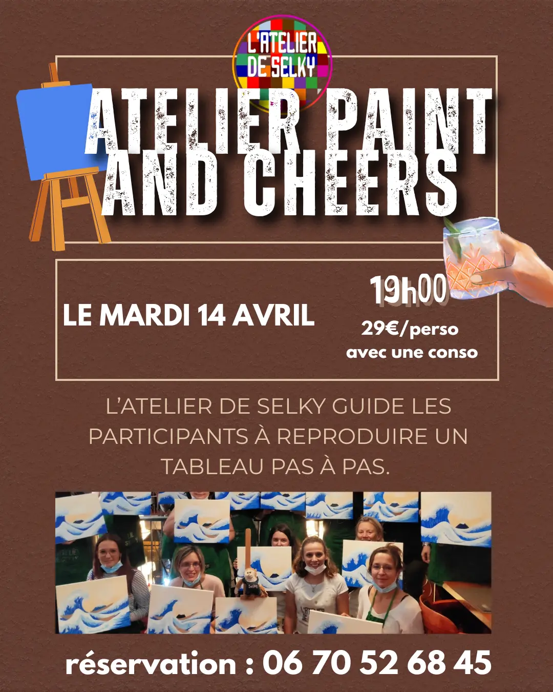 Paint and cheers