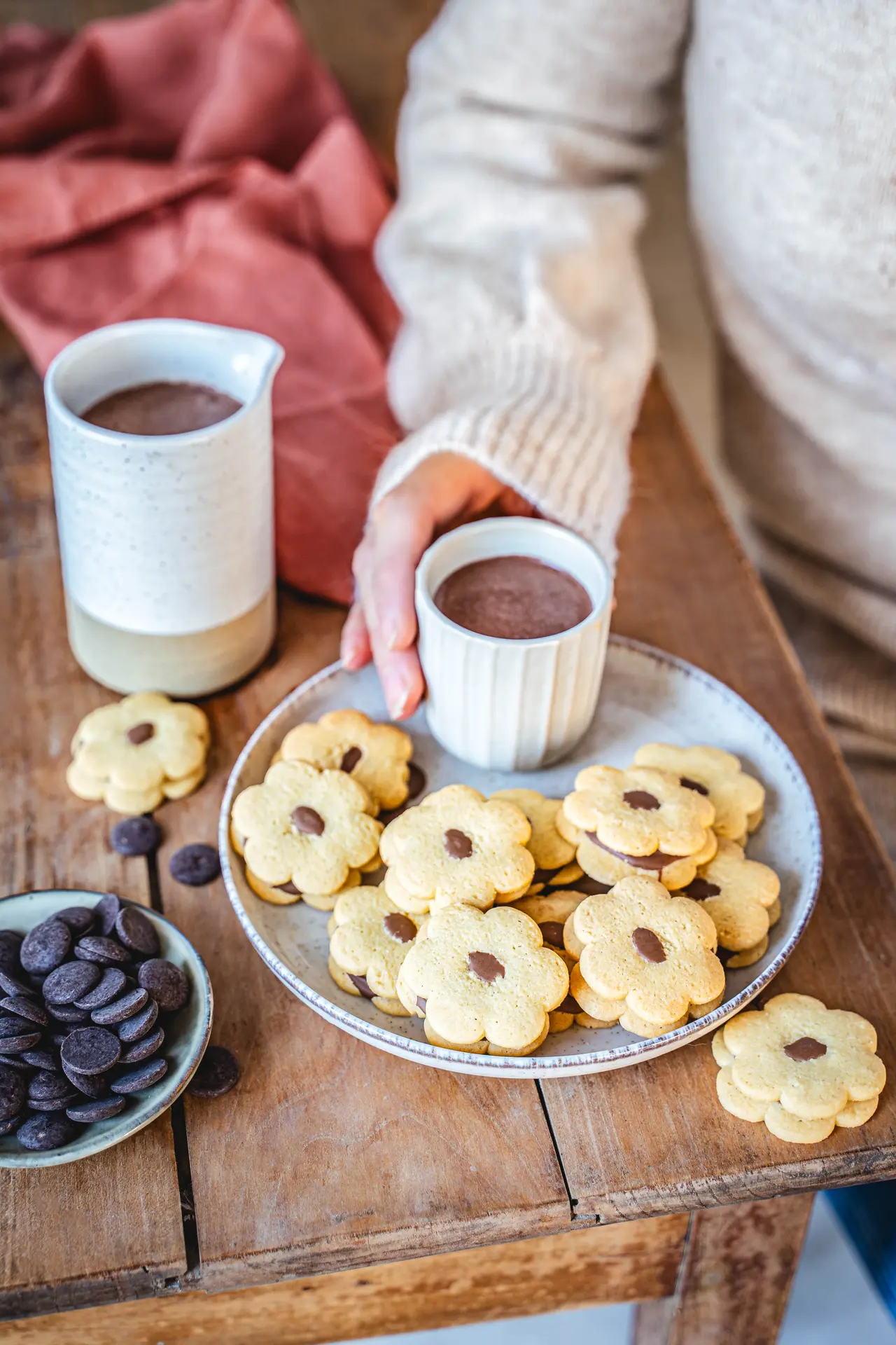 Photo 2 - Marguerites au chocolat au lait