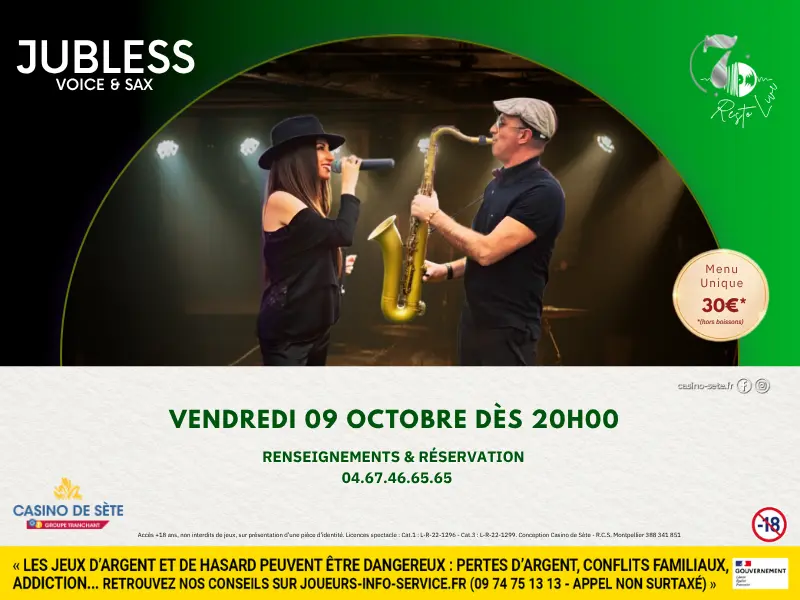 RESTO LIVE JUBLESS VOICE & SAX
