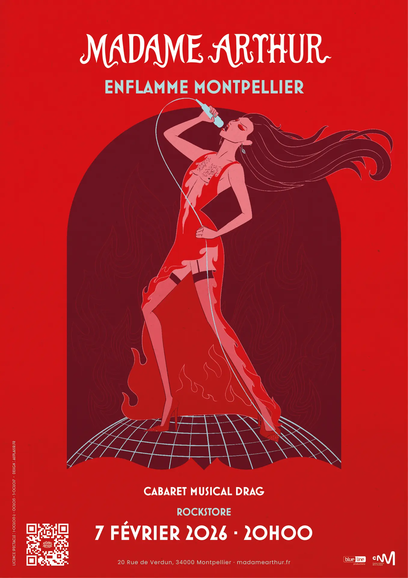 RVB - AFFICHE COMPLETE - ENFLAMME - MONTPELLIER