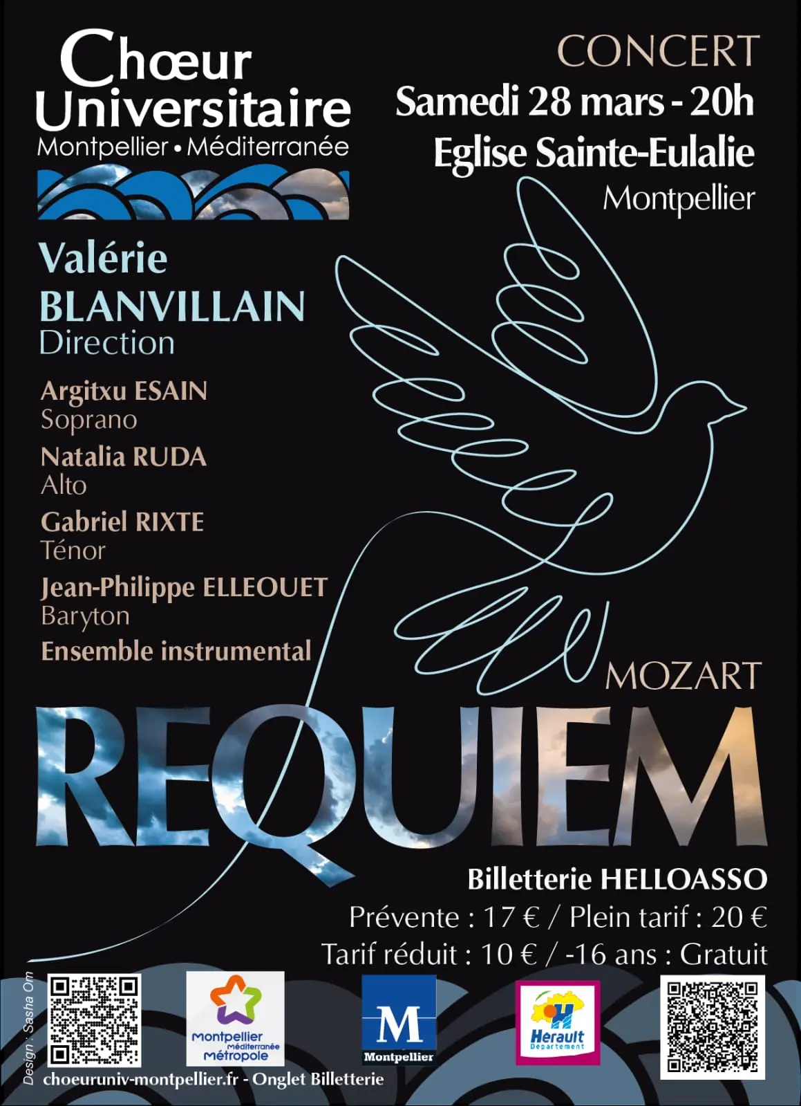 Requiem Mozart 28 mars 2026