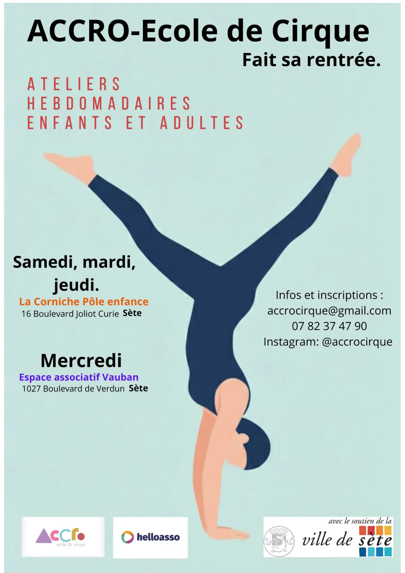affiche école de cirque ACCRO 2026-207